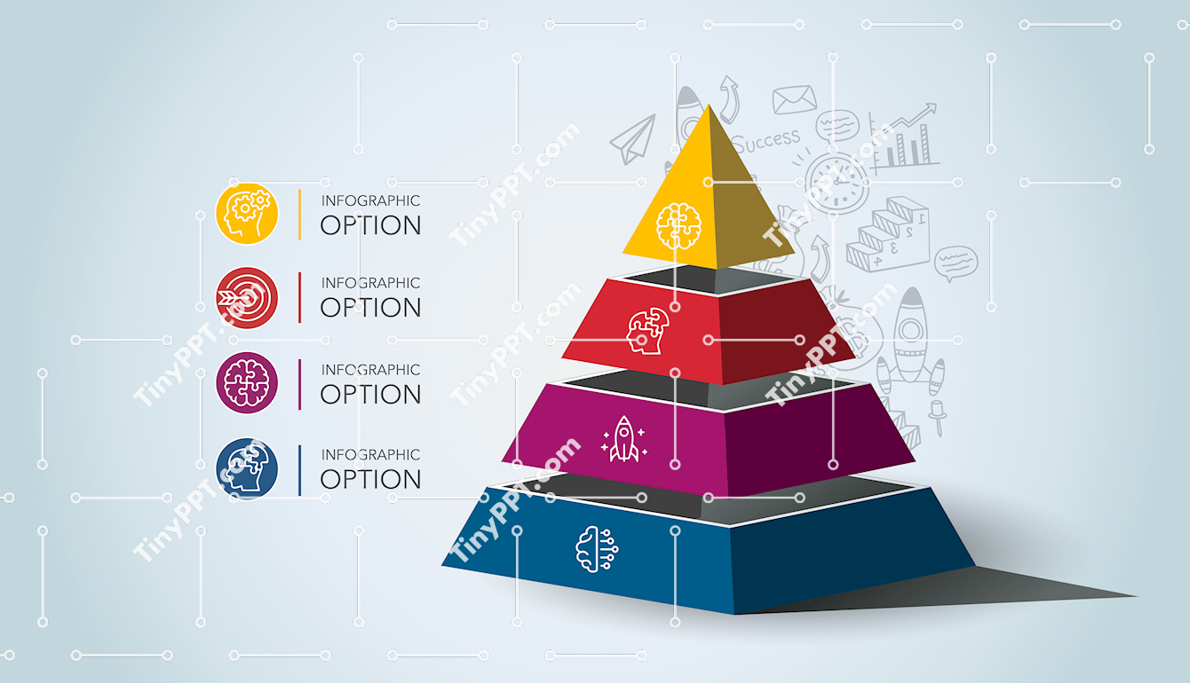 Strategic Pyramid Infographic PPT