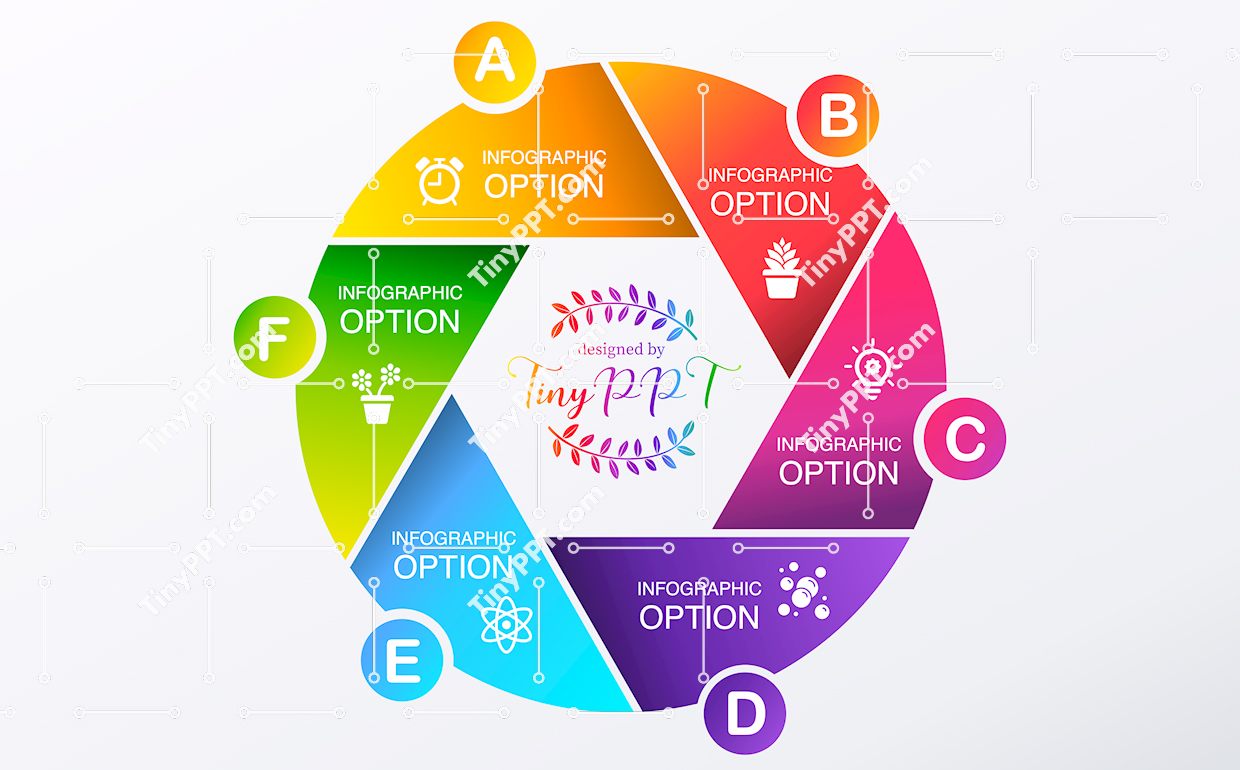 Segmented Cycle Diagram PPT