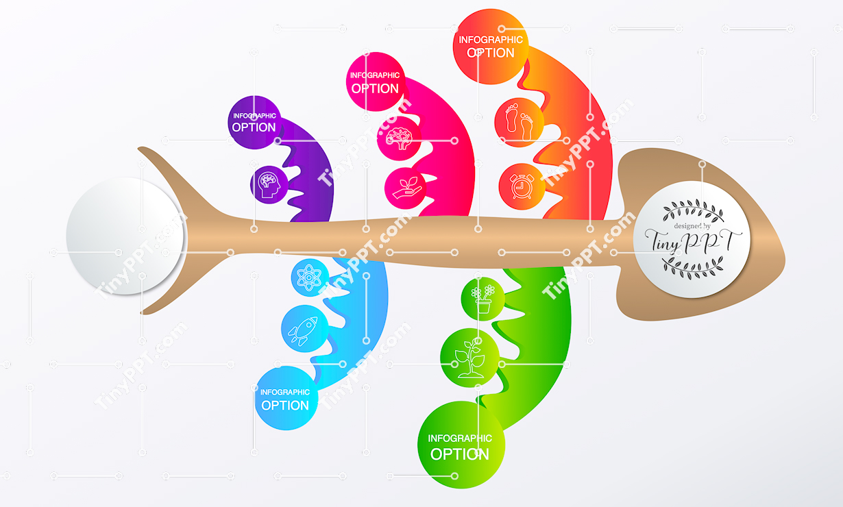 Process Flow Infographic PPT Path