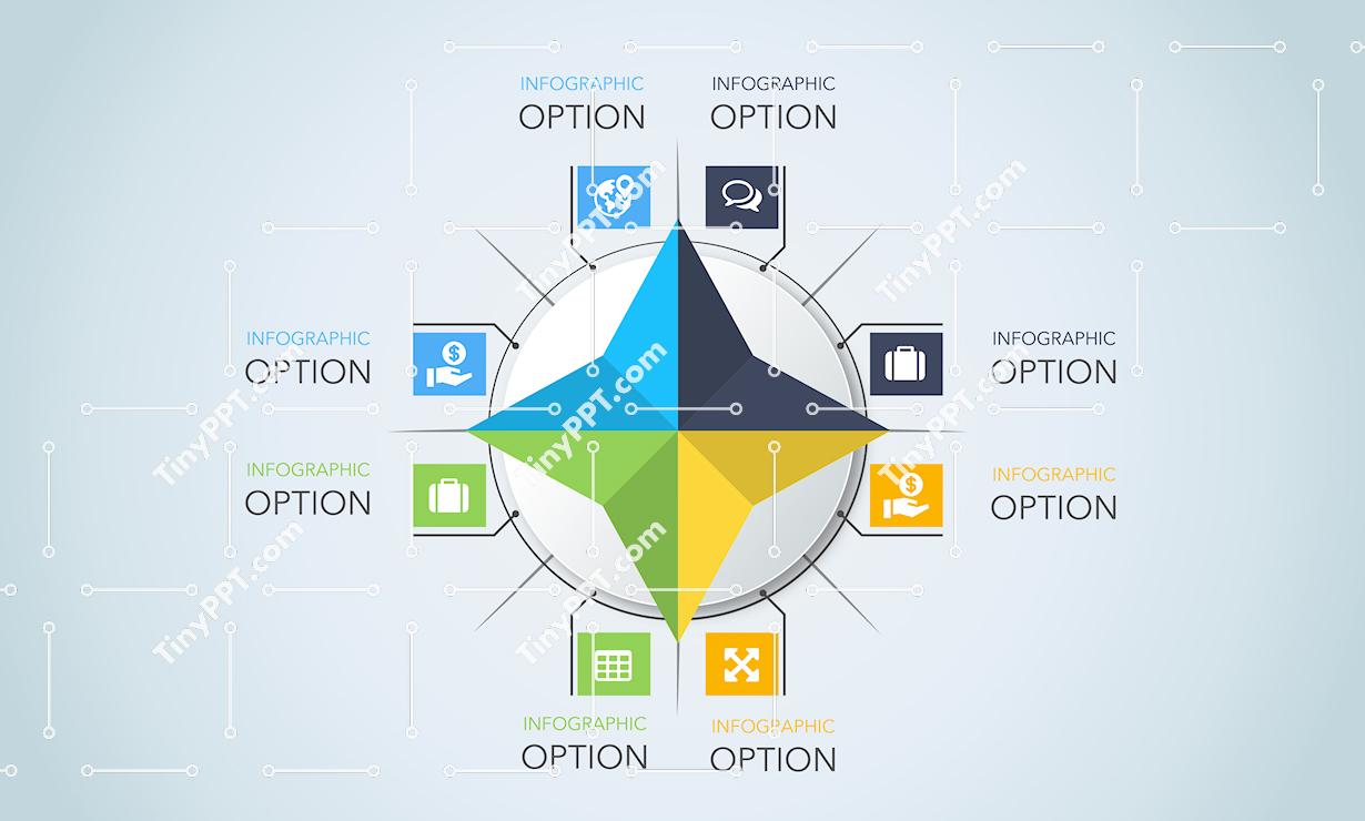 Compass Strategy Infographic PPT