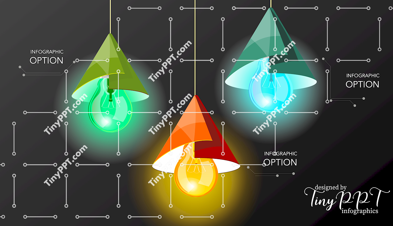 Idea Lamps Business Infographic