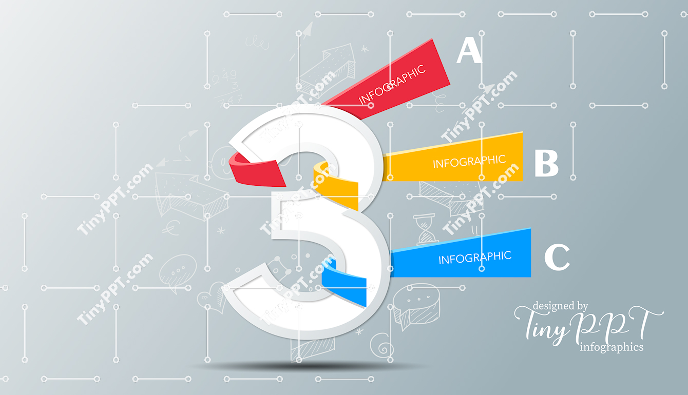 Three Options Diagram PPT