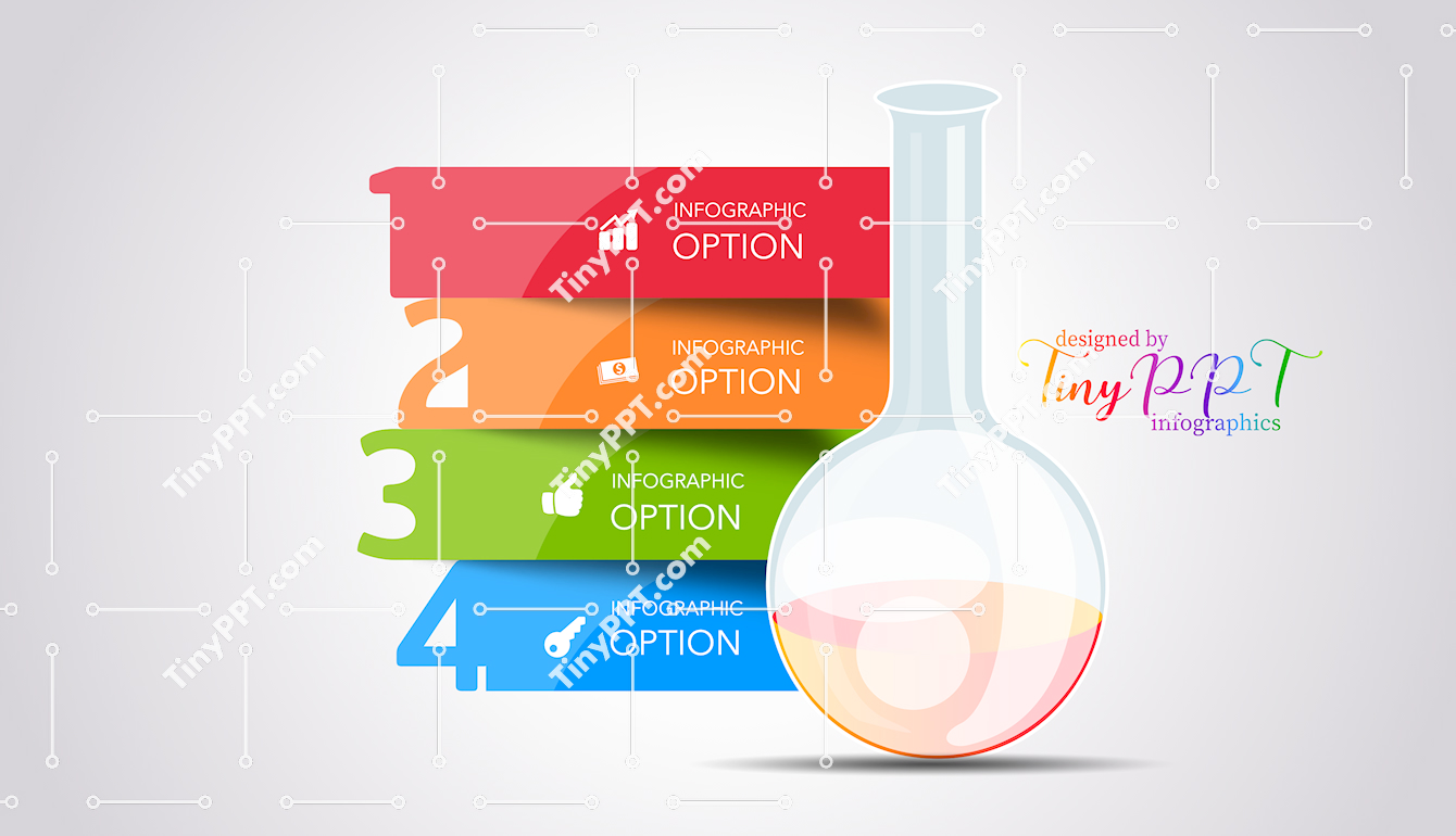 Layered Process Infographic PPT