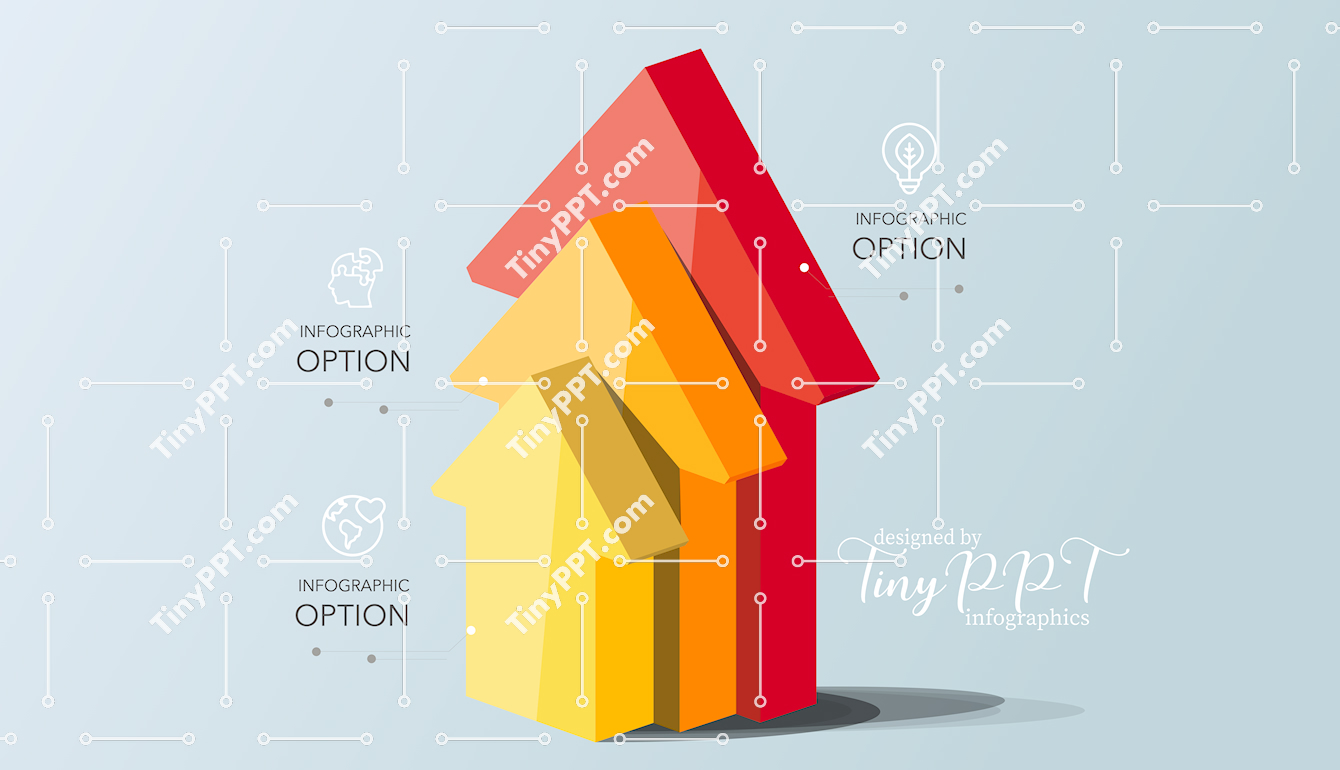 Arrow Growth Infographic Template