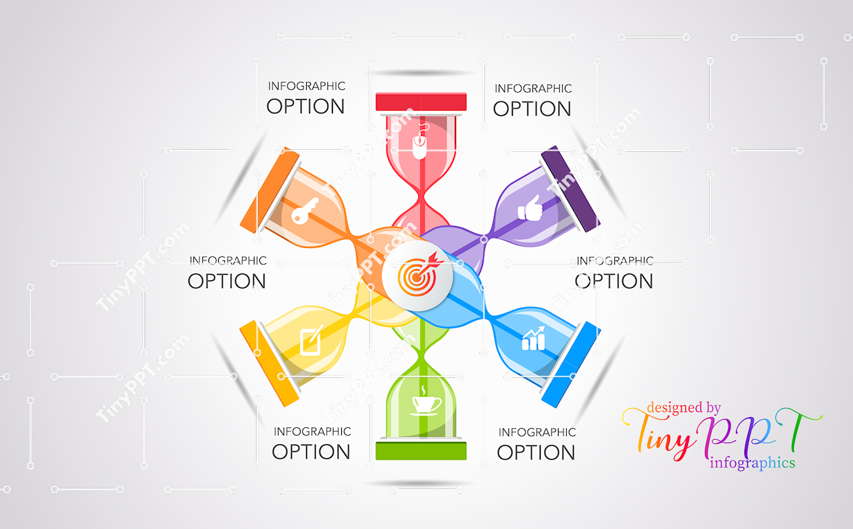Hourglass Process Infographic PPT