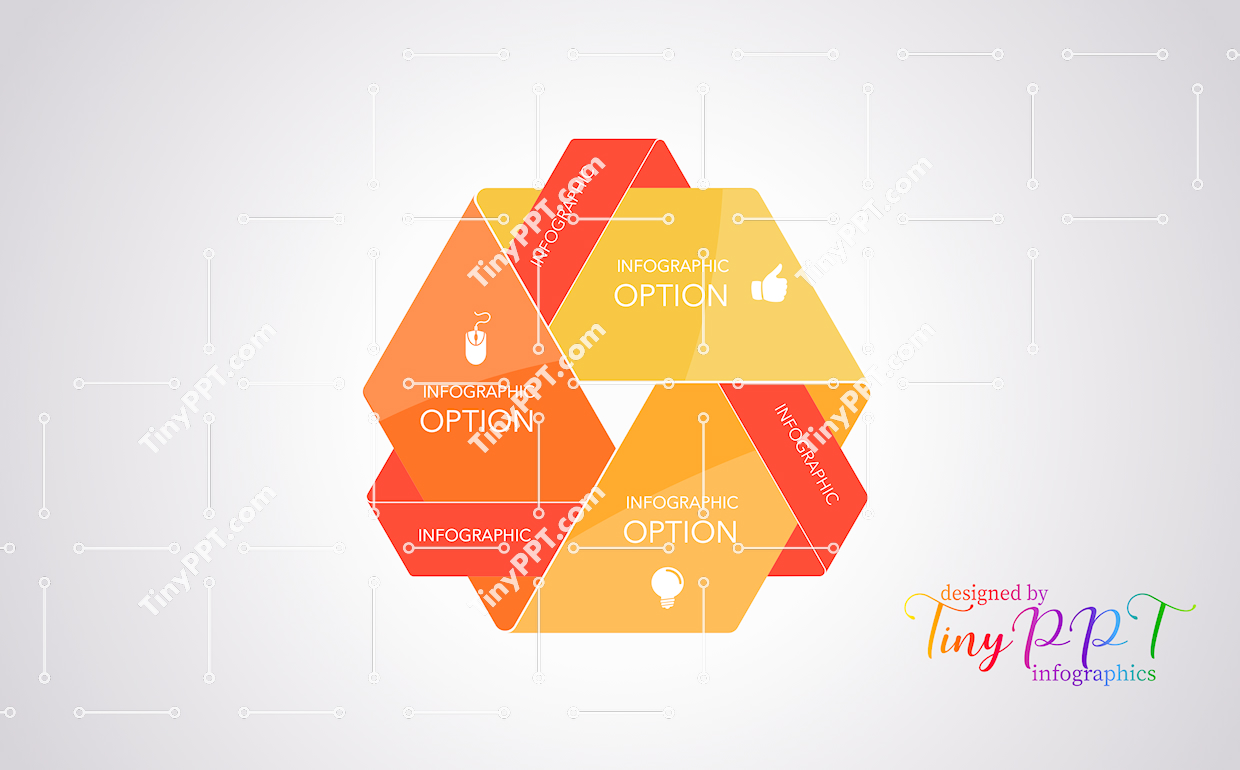 Hexagon Process Diagram PPT