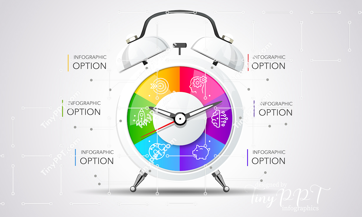 Clock Cycle Infographic Template