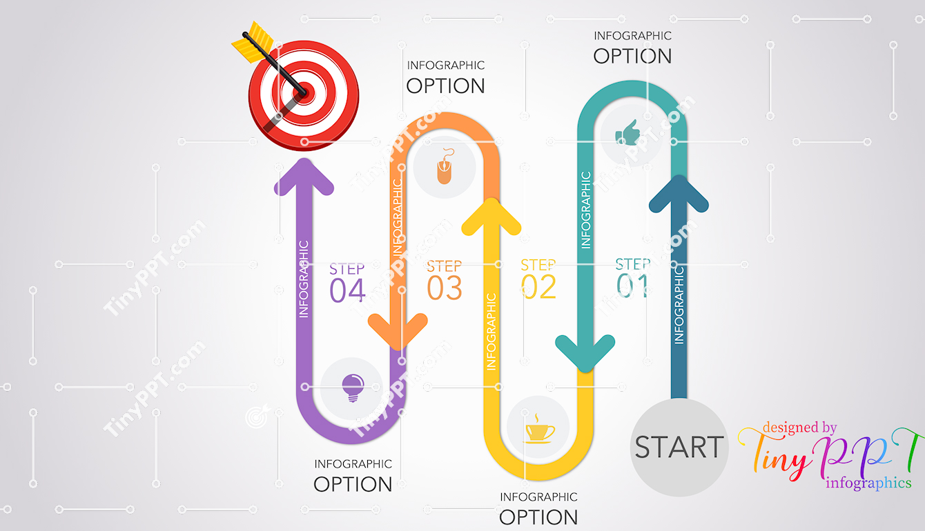 Workflow Path Diagram PPT Slide