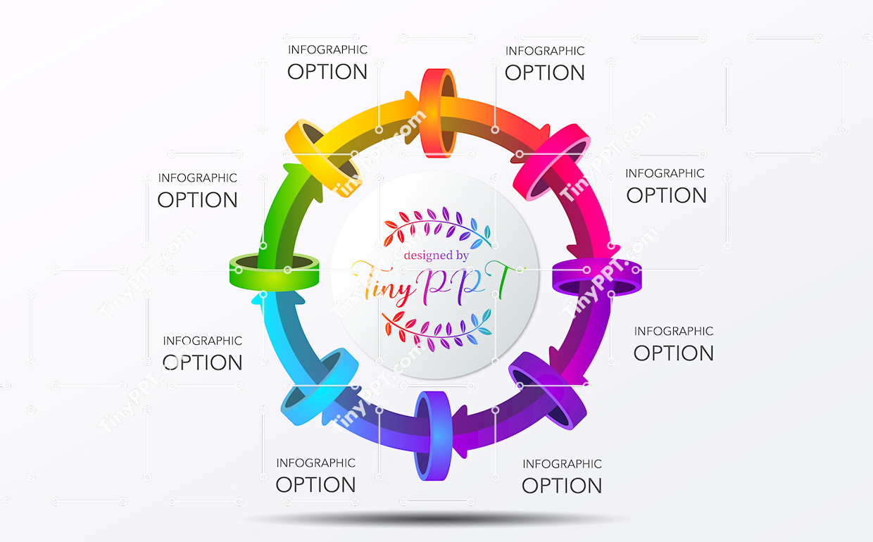 Circular Loop Infographic Template