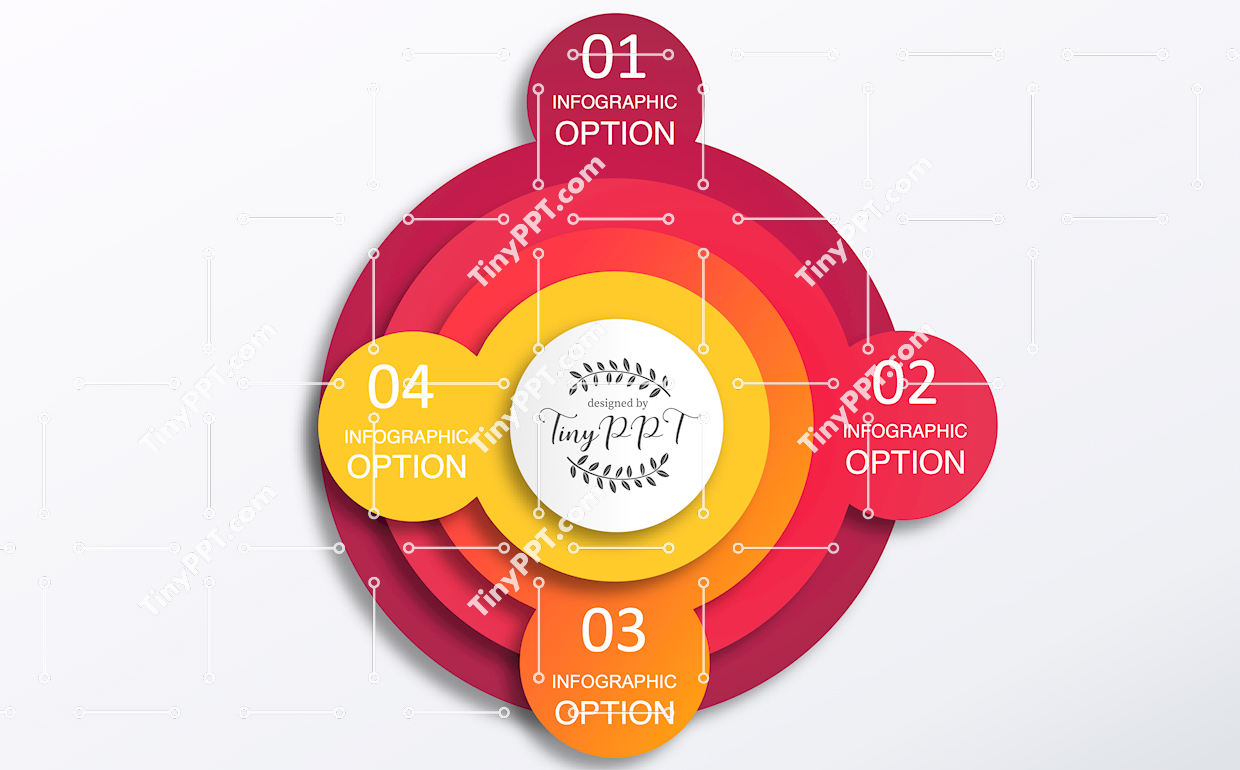 Layered Circle Diagram PowerPoint