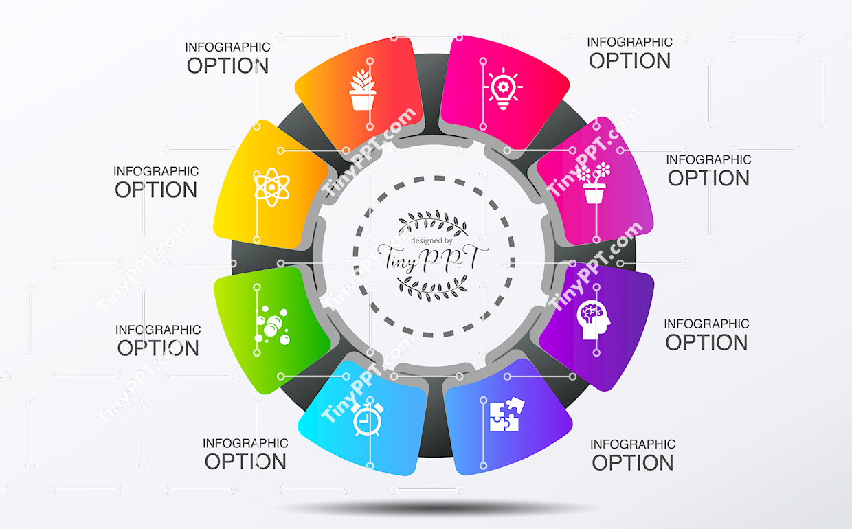 Segmented Cycle Infographic Slide
