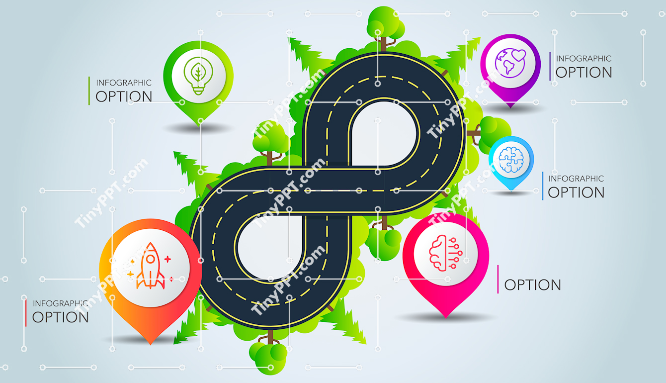 Roadmap Loop Infographic PPT
