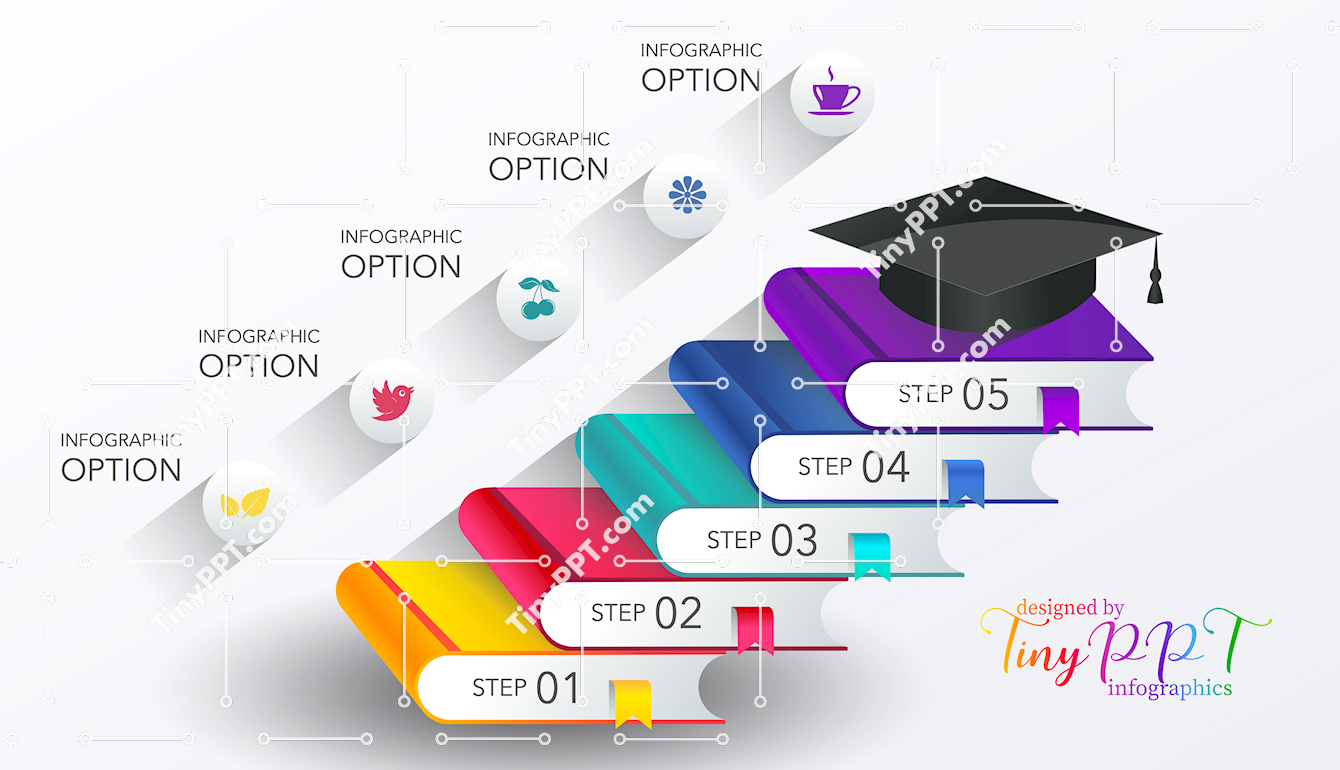 Education Step Book PPT