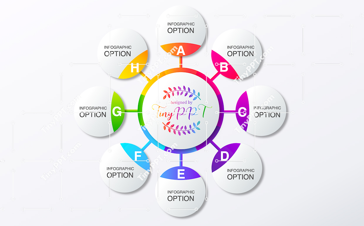 Cycle Infographic PowerPoint Hub