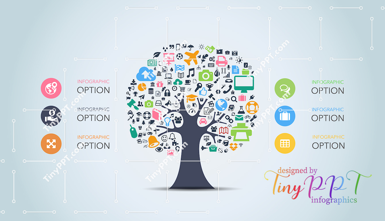 Knowledge Tree Infographic PPT