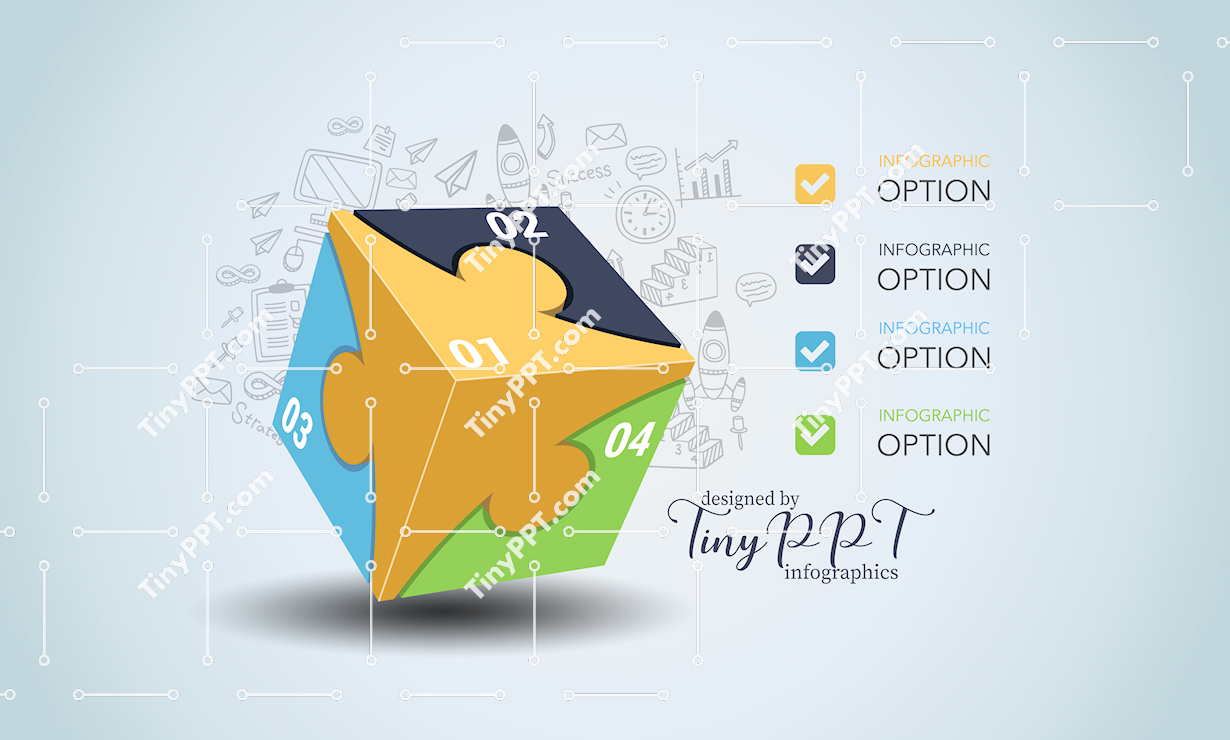Process Cube Diagram PPT