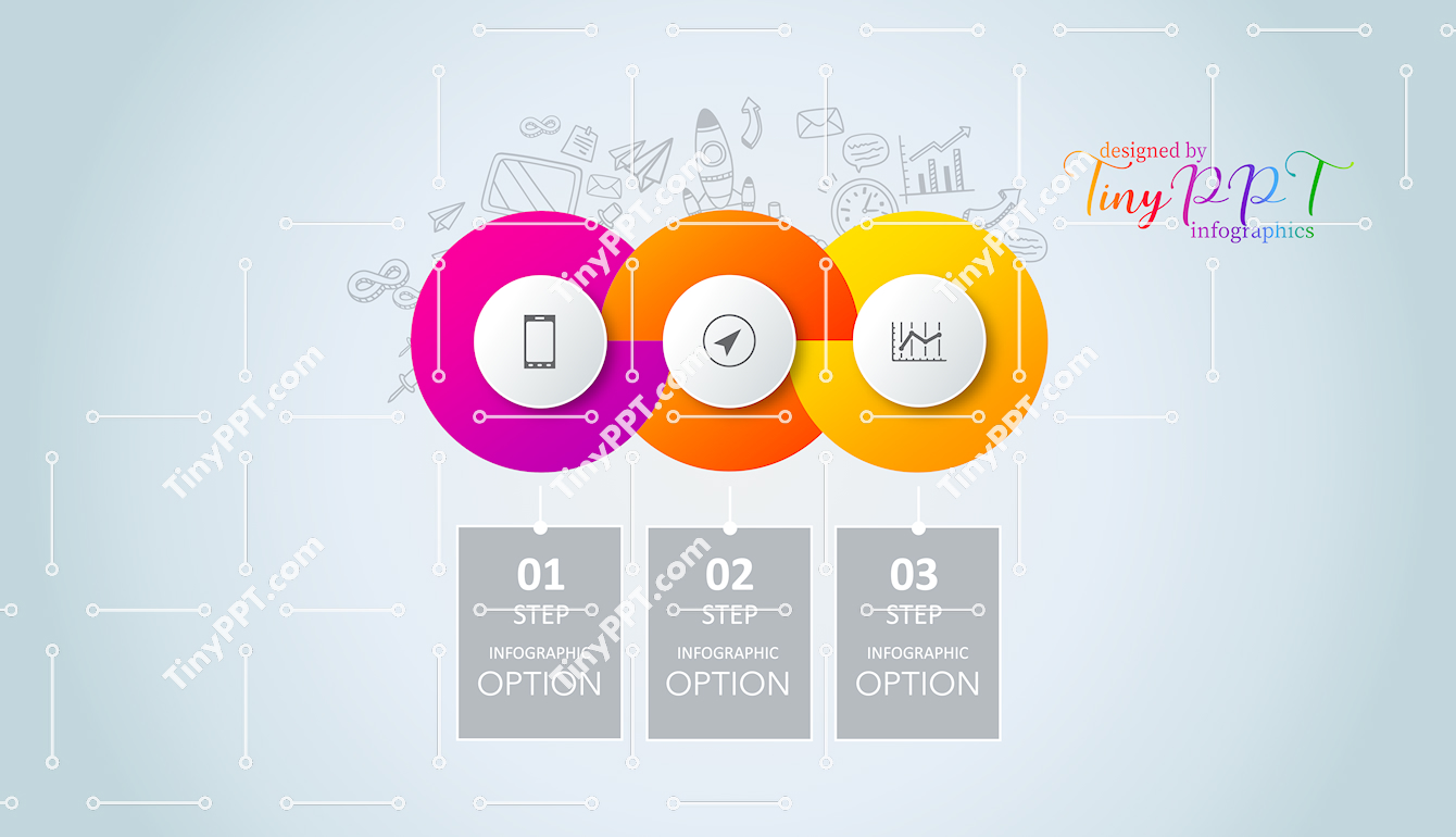 Overlapping Process Infographic PPT