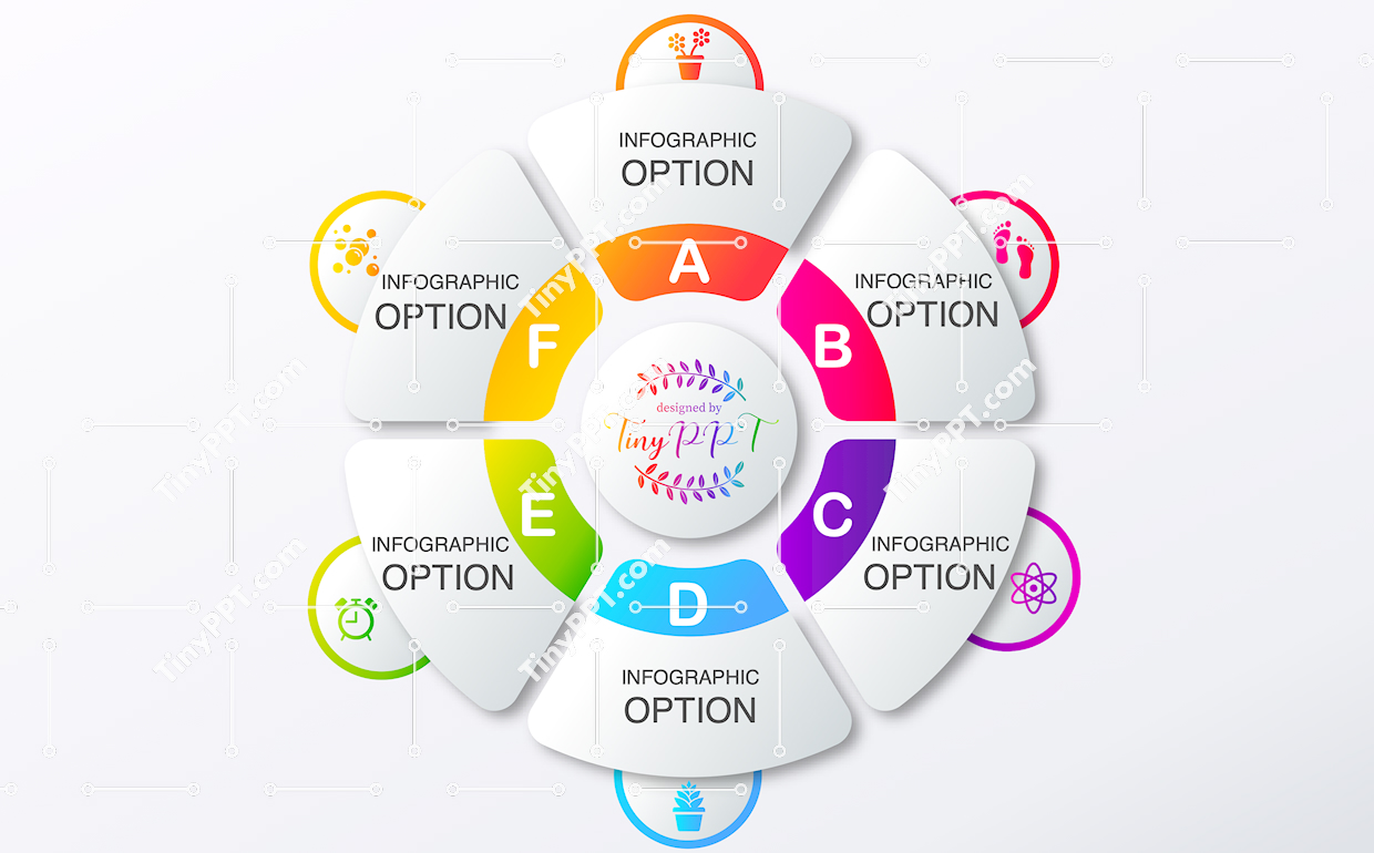 Segmented Cycle Diagram Infographic PPT