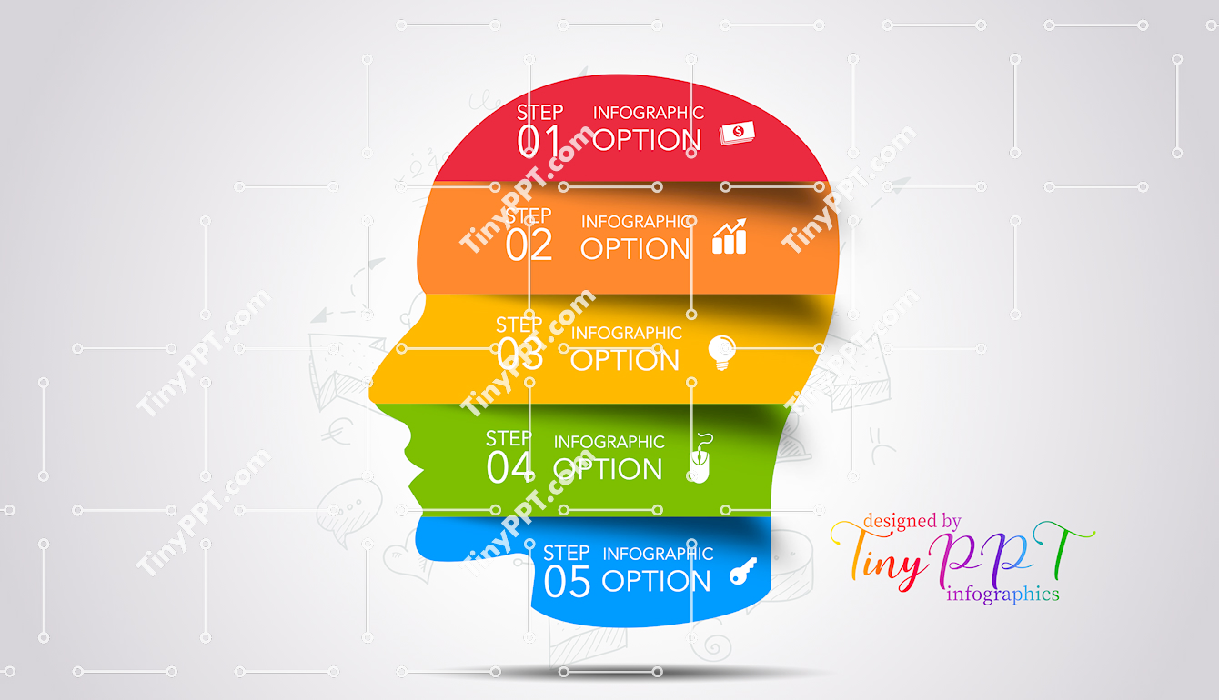Process Head Infographic PPT